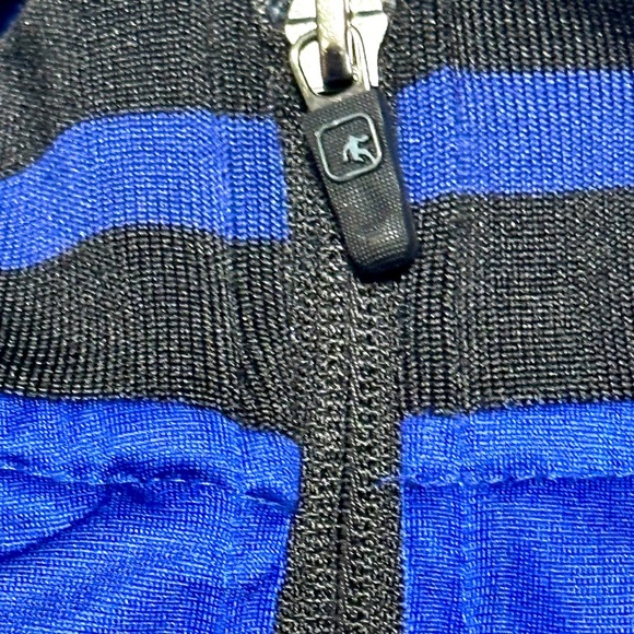 AND1 Mens Blue and Black Colorblock Track Jacket - Picture 7 of 10